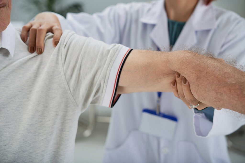 Shoulder replacement recovery